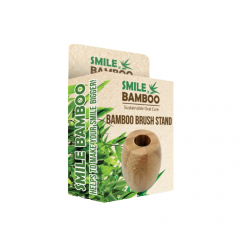 Smile Bamboo Brush Stand Βάση Οδοντόβουρτσας 1 τεμάχιο